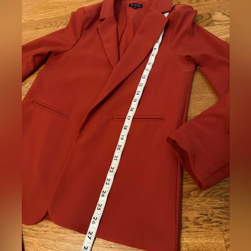 NWT Women's Suit 2 Piece Set Office Blazer and High Waist Pants Dressy Outfit - Picture 12 of 16